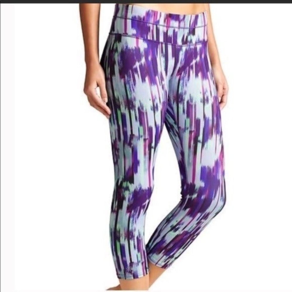 Athleta Multi color Capri leggings XXS